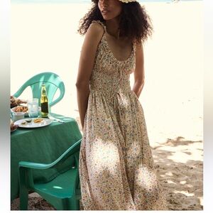 DOEN Emmaretta floral clover maxi dress XXS